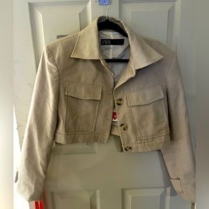 NWT ZARA Cropped Jacket